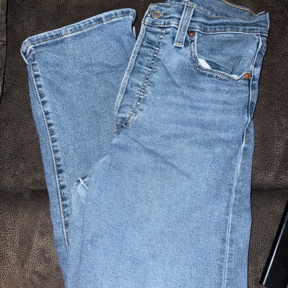 Levi's Blue Straight Leg Jeans